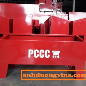 Khay đựng 3 bình chữa cháy bằng tole