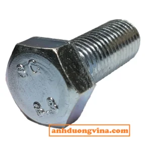 Bulong ren suốt mạ kẽm M12x30 G8.8