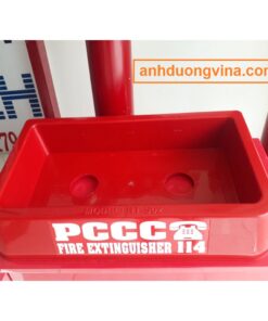 Kệ đựng 2 bình chữa cháy bằng nhựa
