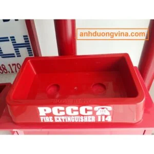 Kệ đựng 2 bình chữa cháy bằng nhựa