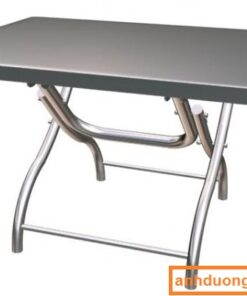 Bàn inox chữ nhật 0.5x0.8m giá rẻ
