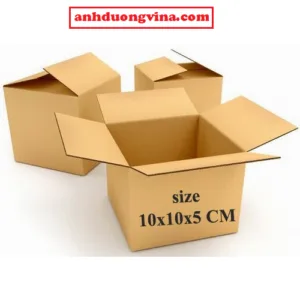 Thùng giấy Carton 10cm x 10cm x 5cm 3 lớp
