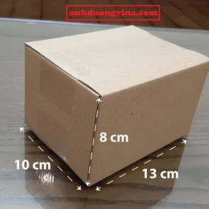 Thùng giấy Carton 13cm x 10cm x 8cm 3 lớp