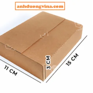Thùng giấy Carton 15cm x 11cm x 3cm 3 lớp