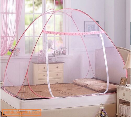 Mùng chụp tự bung cách ly - Chống muỗi 1m6x2m