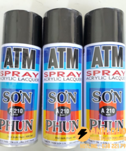Sơn xịt ATM Spray A210 Black 400ml