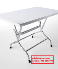 Bàn xếp inox nhà ăn 1200 x 700