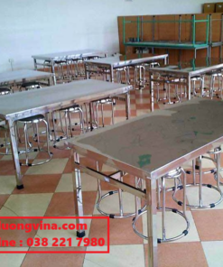Bộ bàn ăn công nghiệp - Giao Ngay