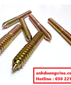 Guzong 1 đầu vít gỗ 1 đầu ren M10x70mm – Mạ cầu vòng