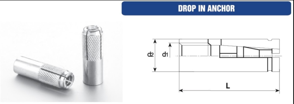 Tắc kê đạn M6-M20 - Nở đóng - Nở đạn - Tắc kê đóng
