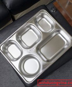 Khay cơm inox 5 ngăn