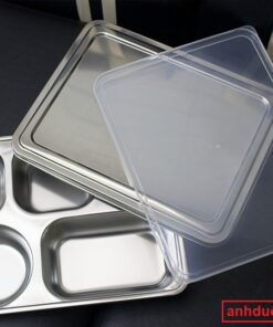 Khay cơm inox 5 ngăn