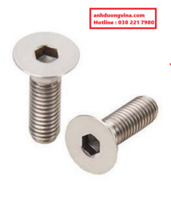 Bulong lục giác chìm đầu côn M10x30mm - đầu COL - Mạ kẽm