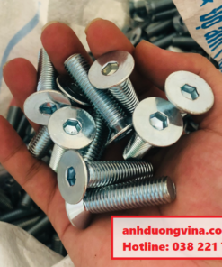 Bulong lục giác chìm đầu côn M10x40mm - Mạ kẽm