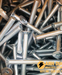 Bulong lục giác chìm đầu côn M10x110mm – Mạ kẽm
