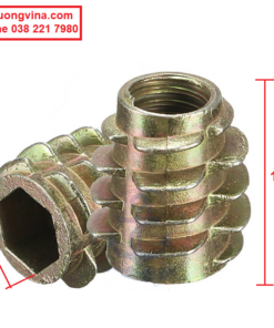 Ốc cấy gỗ ren ngoài M6x15 mm