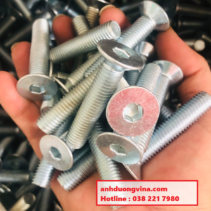 M10x50 lục giác chìm đầu côn mạ kẽm