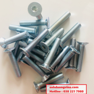 Bu lông M10x50 lục giác chìm đầu côn mạ kẽm