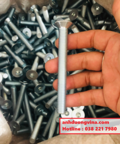 Bu lông M10x90 lục giác chìm đầu côn mạ kẽm