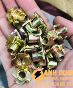 Tán chấu M6- Ốc cấy gỗ - Tán hoa mai