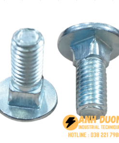 Bulong Cổ Vuông Thép 4.8 Mạ Kẽm M10