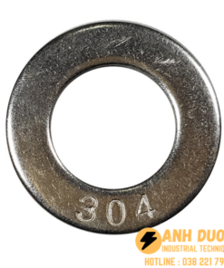 Long đền phẳng INOX 304