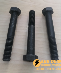 Bulong lục giác ngoài thép đen 8.8 ren lửng M10x80 - 100 con/ gói