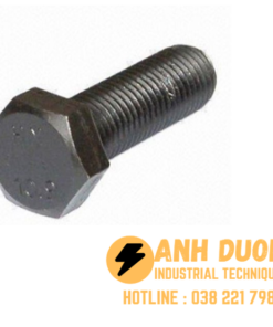 Bulong Lục Giác Ngoài Thép Đen 10.9 M16 ren suốt