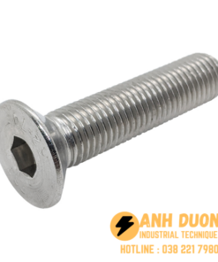 Bulong Lục giác chìm đầu côn inox 304 M20x80 DIN 7991