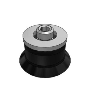 Bộ Nấm Hút Chân Không Có Vít Ren, Cao Su Nitrile (NBR), O.D 20 mm, Pisco VP20RN-M6