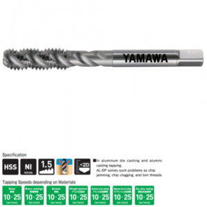 Mũi taro xoắn P2 M2x0.4 YAMAWA ASHPQ2.0E