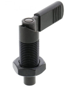 Indexing Plungers Fine Thread Lever Cap With Lock Nut M16x1.5 - 10mm PXVBK16-10