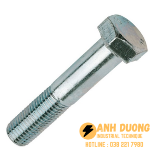 Bulong vai inox 304 D20x60 (ren M16) ISO 7379