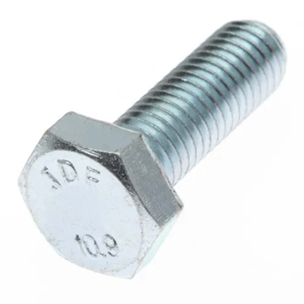 Bulong lục giác ngoài mạ kẽm 10.9 ren suốt Bulong lục giác ngoài mạ kẽm 10.9 ren suốt