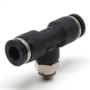 Đầu Nối Nhanh Khí Nén Dạng Chữ T Ren Ngoài Pisco PB6-M5W-C