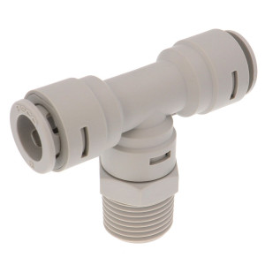 Đầu Nối Nhanh Khí Nén Dạng Chữ T Ren Ngoài Pisco APB12-04-TP