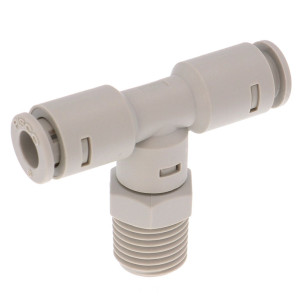 Đầu Nối Nhanh Khí Nén Dạng Chữ T Ren Ngoài Pisco APB6-02-TP