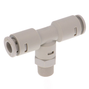 Đầu Nối Nhanh Khí Nén Dạng Chữ T Ren Ngoài Pisco APB6-01-E-TP