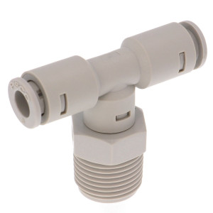 Đầu Nối Nhanh Khí Nén Dạng Chữ T Ren Ngoài Pisco APB6-03-C