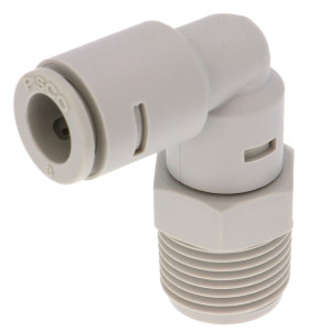 Đầu Nối Nhanh Khí Nén Dạng Cong 90° Ren Ngoài Pisco APL8-03-TP-C