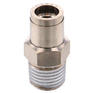 Đầu Nối Nhanh Khí Nén Thẳng Phi 6mm Ren Ngoài R1/4 Pisco KC6-02