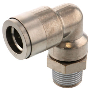 Đầu Nối Nhanh Khí Nén Dạng Cong 90° Ren Ngoài Pisco KL12-03-1-F