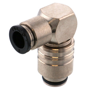 Đầu Nối Nhanh Ống Dẫn Điều Khiển Nhiệt Độ Khuôn Đúc Dạng Cong 90° Pisco AKL10-8P