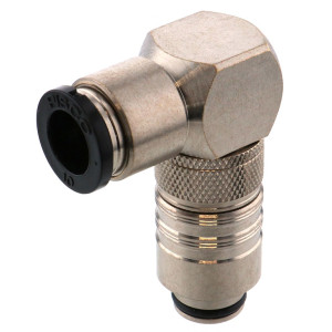 Đầu Nối Nhanh Ống Dẫn Điều Khiển Nhiệt Độ Khuôn Đúc Dạng Cong 90°, Có Van Tự Ngắt Pisco ASL10-10P