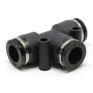 Đầu Nối Nhanh Khí Nén Chữ T Phi 10mm Pisco PE10