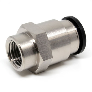 Đầu Nối Nhanh Khí Nén Thẳng Phi 12mm Ren Trong R1/4 Pisco PCF12-02