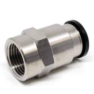 Đầu Nối Nhanh Khí Nén Thẳng Phi 12mm Ren Trong R3/8 Pisco PCF12-03