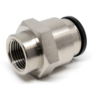 Đầu Nối Nhanh Khí Nén Thẳng Phi 16mm Ren Trong R3/8 Pisco PCF16-03