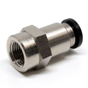 Đầu Nối Nhanh Khí Nén Thẳng Phi 6mm Ren Trong R1/8 Pisco PCF6-01