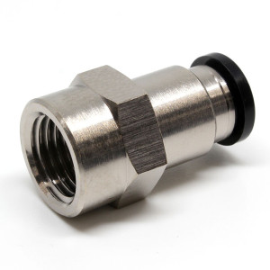 Đầu Nối Nhanh Khí Nén Thẳng Phi 8mm Ren Trong R1/4 Pisco PCF8-02